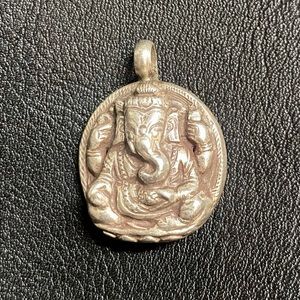 Sterling silver geisha pendant